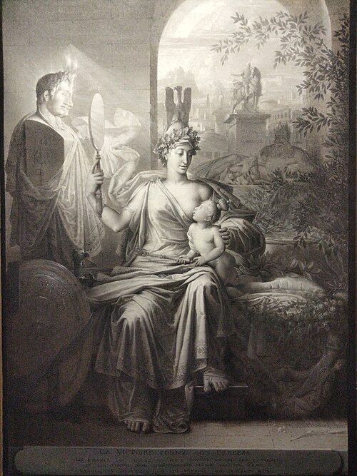 Allégorie de la naissance du roi de Rome, 1811, Philippe-Auguste Hennequin