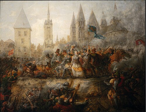 Défense de Tournai par la princesse d'Epinoy, , Philippe-Auguste Hennequin
