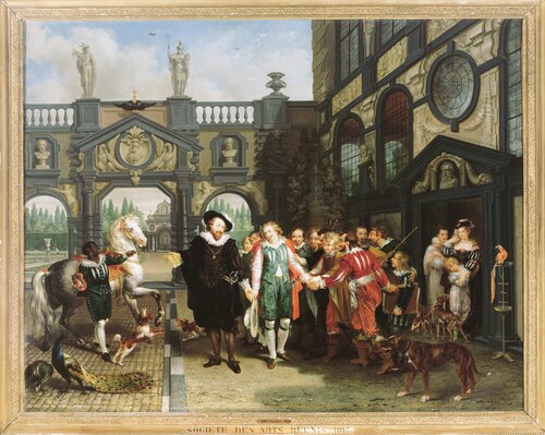 Farewell to Van Dyck, 1814, Philippe-Jacques van Bree