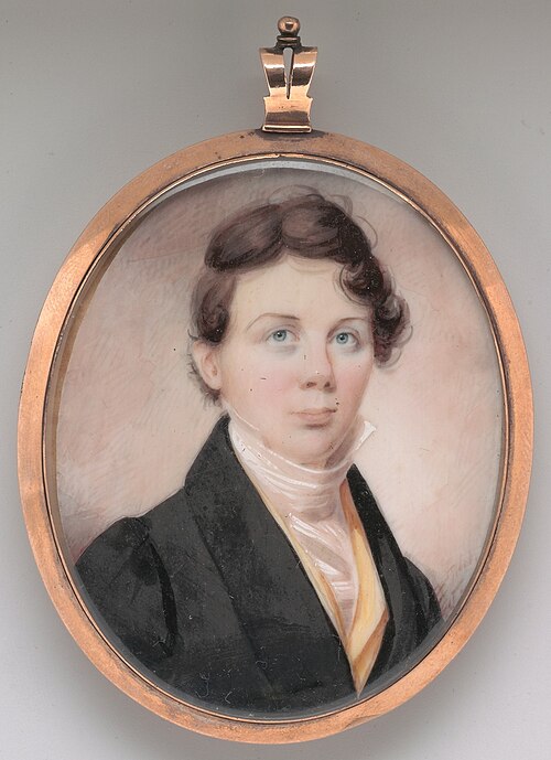 Portrait of a Gentleman, 1822, Daniel Dickinson
