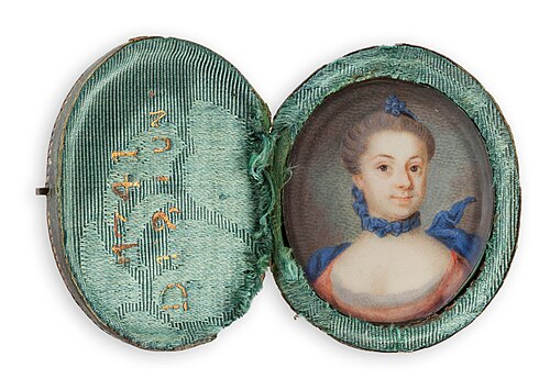Portrait of a young lady, 1800, Martin Scheffel