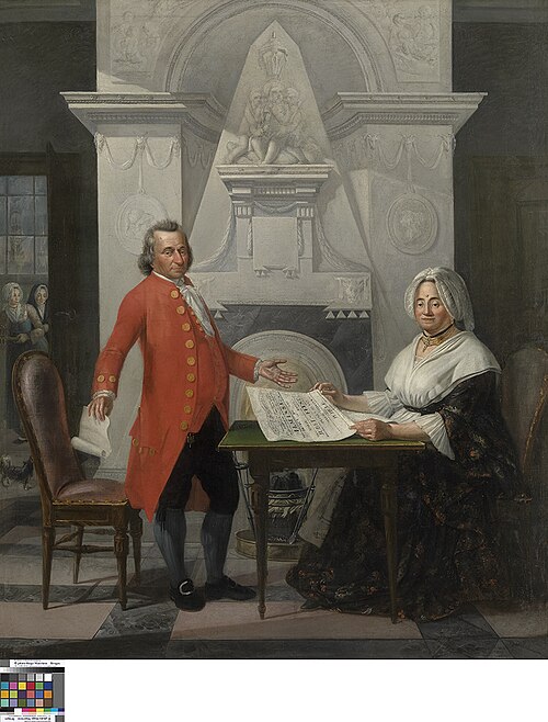 Jubileumportret van de familie De San, 1773, Gerardus de San