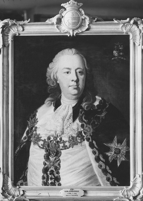 Portrait of Carl Didrik Ehrenpreus, 1692-1760, 1754, Per Fjellström