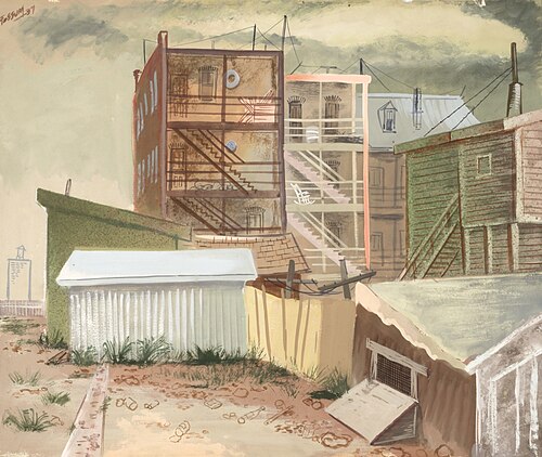 Rear View, 1937, Syd Fossum
