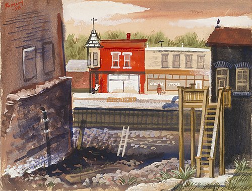 View of Prescott, 1938, Syd Fossum