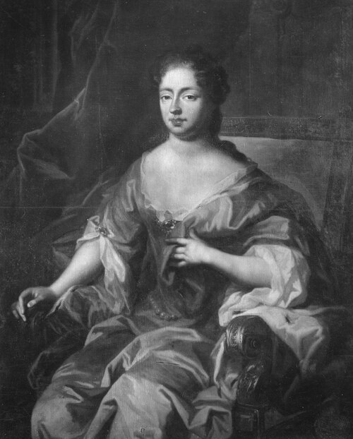 Maria Amalia,1653-1711, prinsessa av Kurland lantgrevinna av Hessen-Kassel, 1725, Herman Hendrik Quiter le jeune