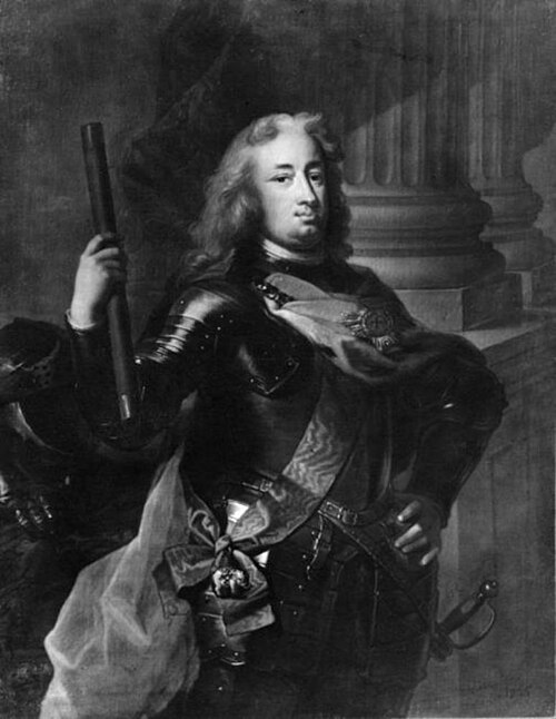 Portrait of Karl, Landgrave of Hesse-Kassel (1654-1730), 1725, Herman Hendrik Quiter le jeune