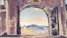 And we are opening the gates, 1947, Nicolas Roerich