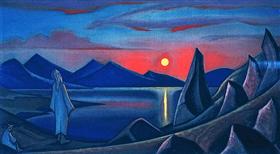 Beda-the-preacher, 1947, Nicolas Roerich