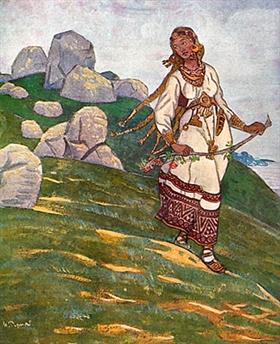 Beyond-the-seas-there-are-the-great-lands, 1910, Nicolas Roerich