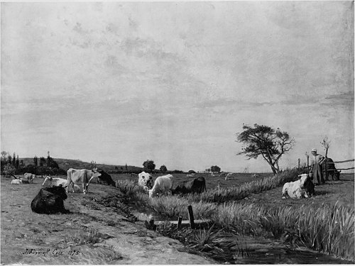 Normandy Pastoral: Near Honfleur, 1875, Joseph Foxcroft Cole