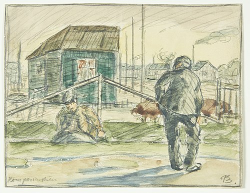 Kompositionsskitse efter "Sivfolk", 1929, Peter Rostrup Bøyesen