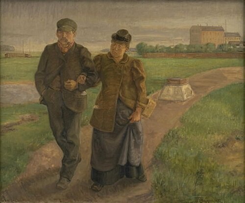 The Outskirts of Nørrebro, 1905, Peter Rostrup Bøyesen