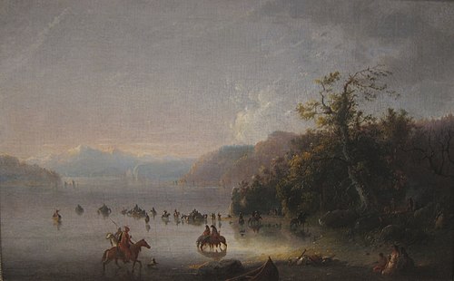 Snake River Indians, 1845, Alfred Jacob Miller