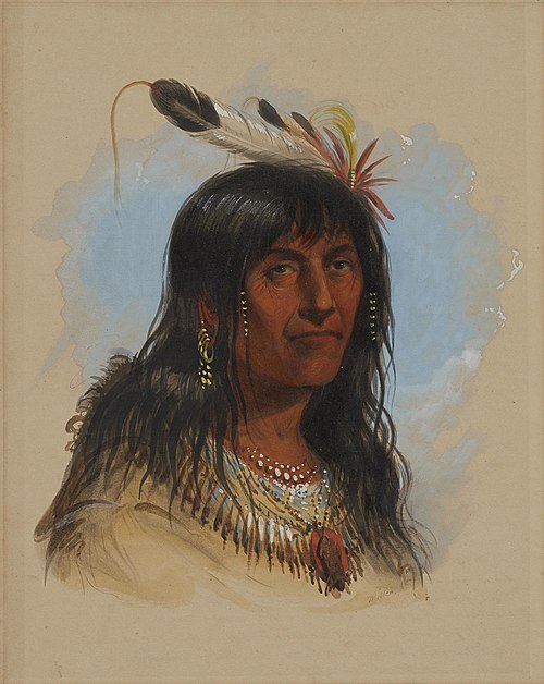 "Big Bowl" (A Crow Chief), 1858, Alfred Jacob Miller