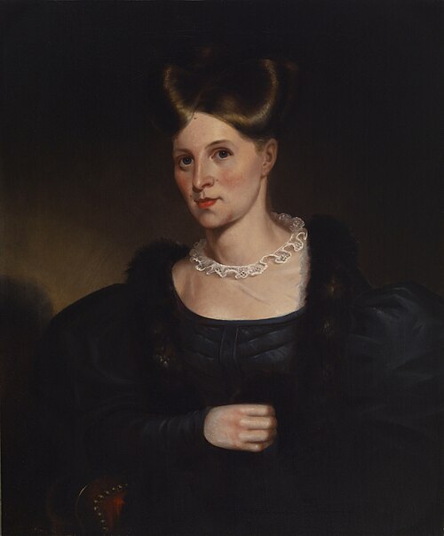 Portrait of Lydia Lloyd Murray, 1833, Alfred Jacob Miller