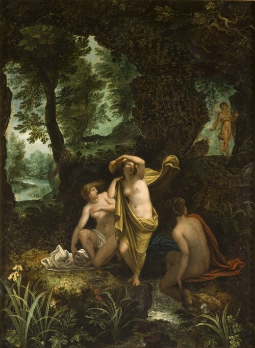 Landscape with Diana Surprised by Actaeon, 1594, Jan Brueghel l'Ancien