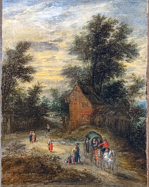 Paysage avec personnages, 1612, Jan Brueghel l'Ancien