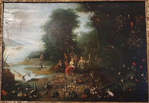Alegoria aos Quatro Elementos, 1600, Jan Brueghel l'Ancien