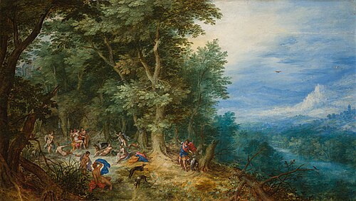 The Landscape with Diana and Actaeon, , Jan Brueghel l'Ancien