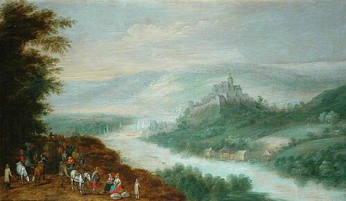 Landscape with a Castle, , Jan Brueghel l'Ancien