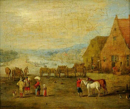 A Village, 1608, Jan Brueghel l'Ancien