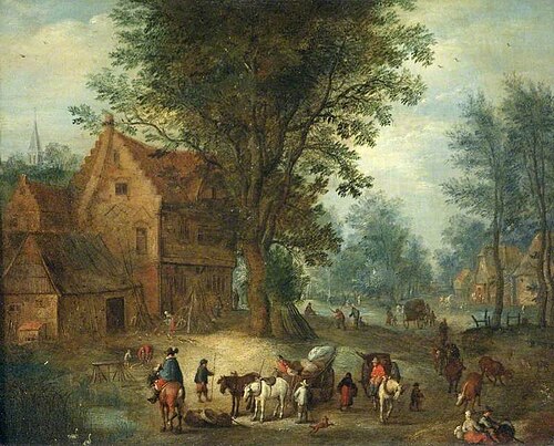 Village Scene, 1650, Jan Brueghel l'Ancien