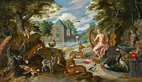 Orpheus and the Animals, 1680, Jan Brueghel l'Ancien