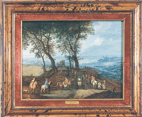 Travellers on the Way, 1550, Jan Brueghel l'Ancien