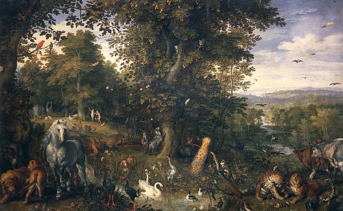Le Jardin d'Eden, 1612, Jan Brueghel l'Ancien