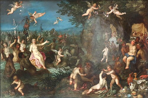 Les noces de Bacchus et Ariane, , Jan Brueghel l'Ancien