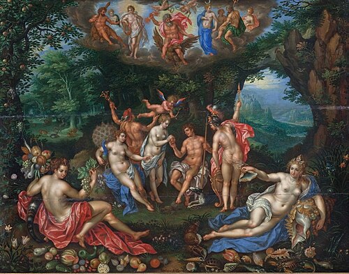 Judgement of Paris, , Jan Brueghel l'Ancien