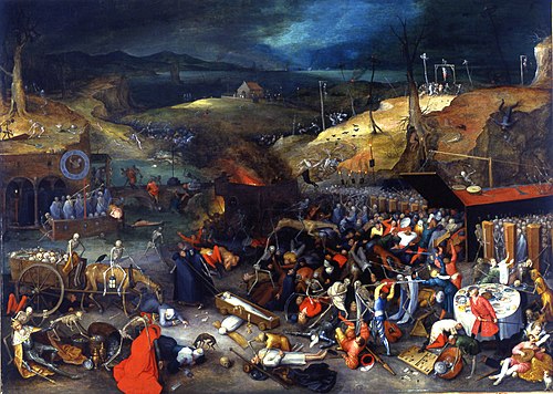 Le triomphe de la mort, 1597, Jan Brueghel l'Ancien