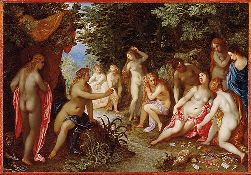 Diane et Callisto, , Jan Brueghel l'Ancien