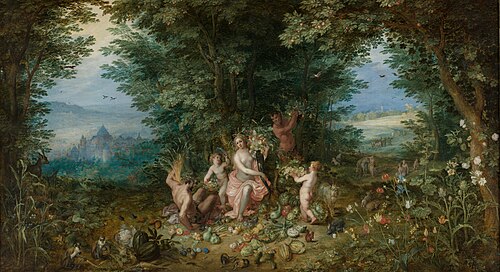 La Terre, 1650, Jan Brueghel l'Ancien