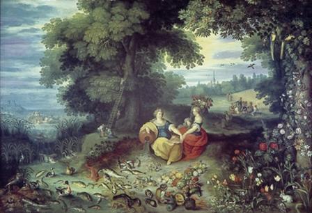 Allegory of earth an water, 1600, Jan Brueghel the Elder