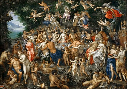 The Nuptials of Thetis and Peleus, 1612, Jan Brueghel the Elder