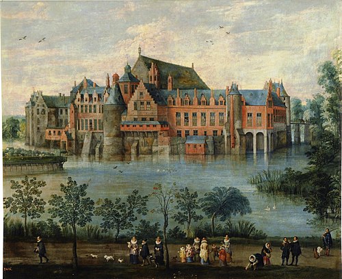 View of Tervuren Castle, 1621, Jan Brueghel the Elder