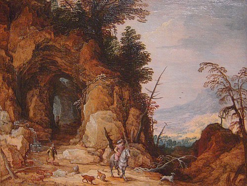 Mountain Road, 1600, Jan Brueghel the Elder