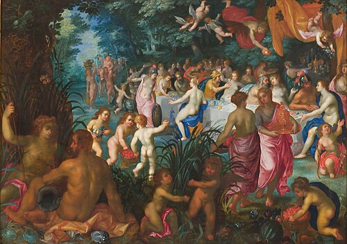The Marriage of Peleus and Thetis, 1604, Jan Brueghel the Elder