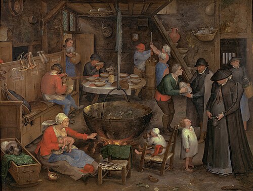 Visit to the Farm, 1597, Jan Brueghel the Elder