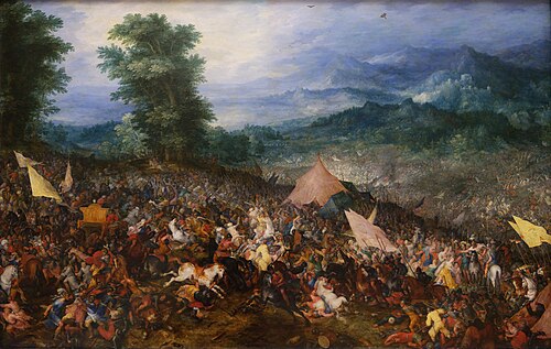 The Battle of Issus, 1602, Jan Brueghel the Elder