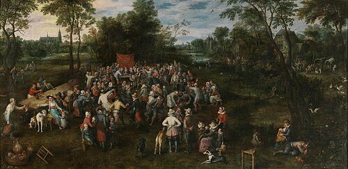 The Wedding Banquet, 1623, Jan Brueghel the Elder