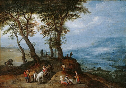 Going to the Market, 1603, Jan Brueghel the Elder
