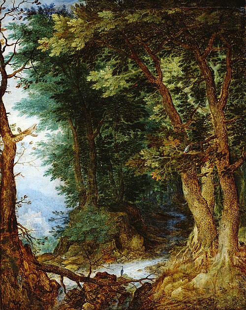Forest landscape, 1607, Jan Brueghel the Elder