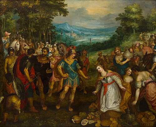 The Encounter of David and Abigail, 1601, Jan Brueghel the Elder