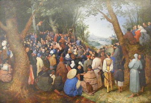 Sermon of Saint John the Baptist, 1598, Jan Brueghel the Elder