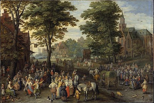 Village Kermis, 1612, Jan Brueghel the Elder
