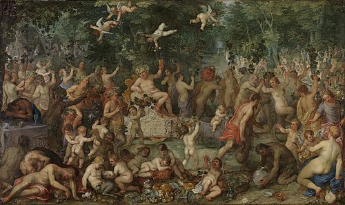 Triumph of Bacchus, 1610, Jan Brueghel the Elder