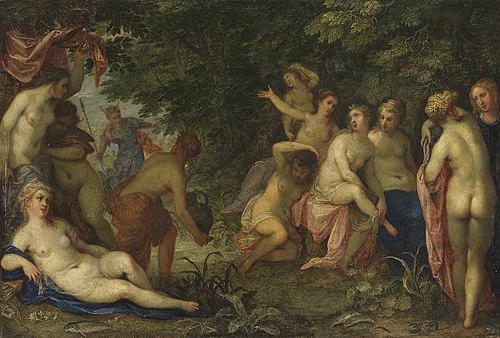 Diana and Actaeon, 1605, Jan Brueghel the Elder